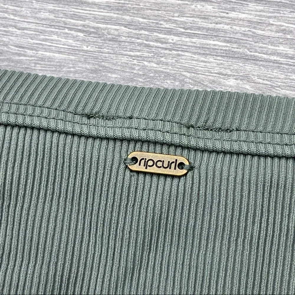 Rip Curl Surf Gypsy Banded Bikini Bottoms in olive - Picture 6 of 8